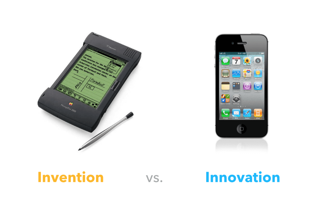 invención (PDA) vs innovación (iPhone)